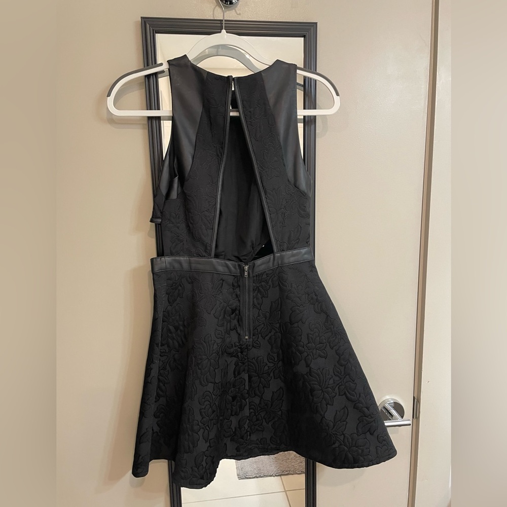 silence + noise, Black Cutout Dress